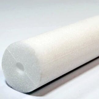 Tube de mousse - Blanc Diamètre intérieur 6 mm