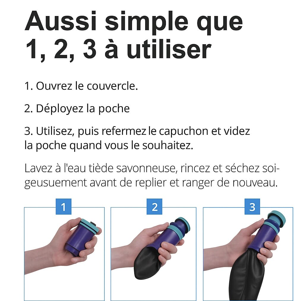 Urinal de voyage homme