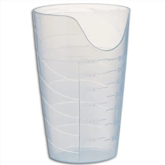 Verre avec découpe pour le nez