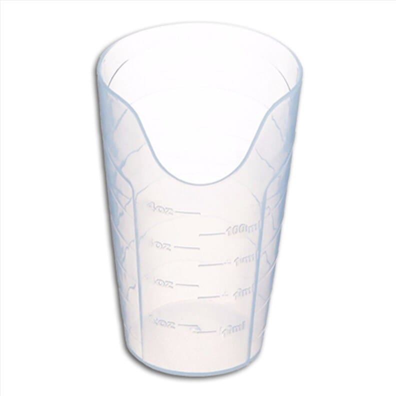 Verre avec découpe pour le nez