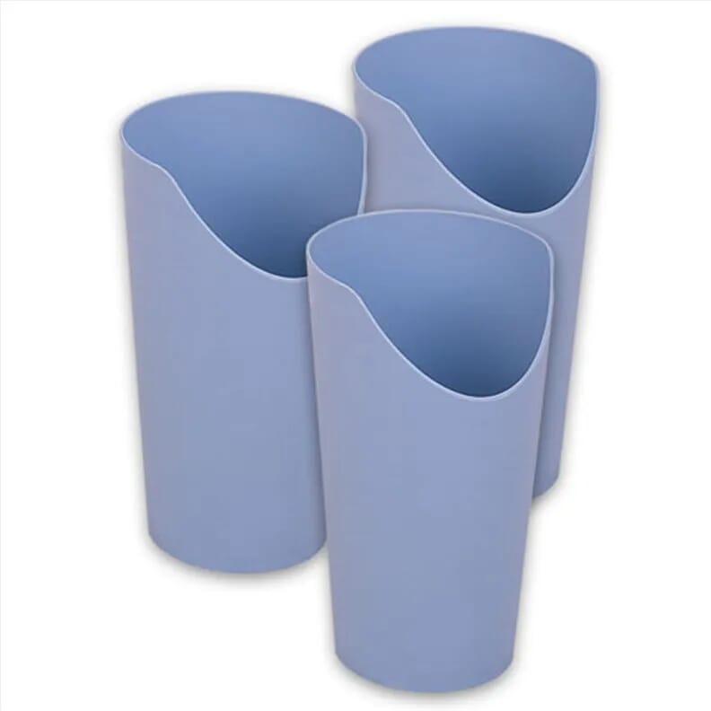 Verre à découpe nasale