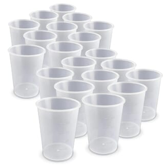 Verre doseur en plastique Lot de 20