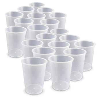 Verre doseur en plastique
