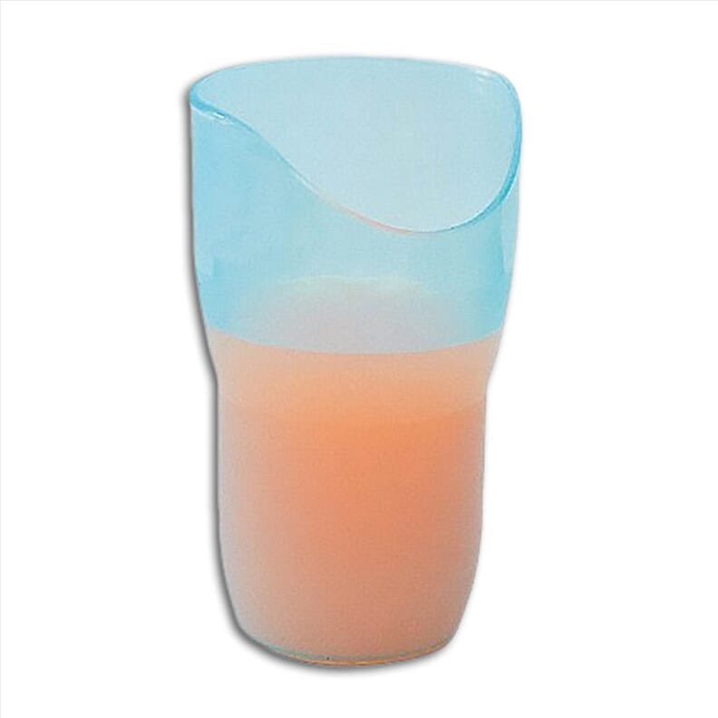 Verre ergonomique avec découpe pour le nez