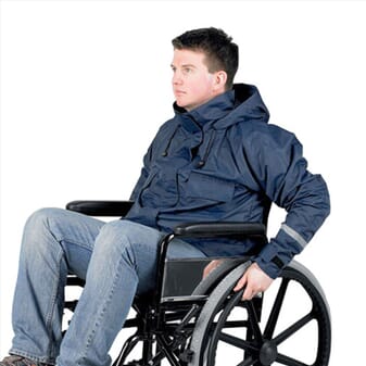 Veste pour fauteuil roulant